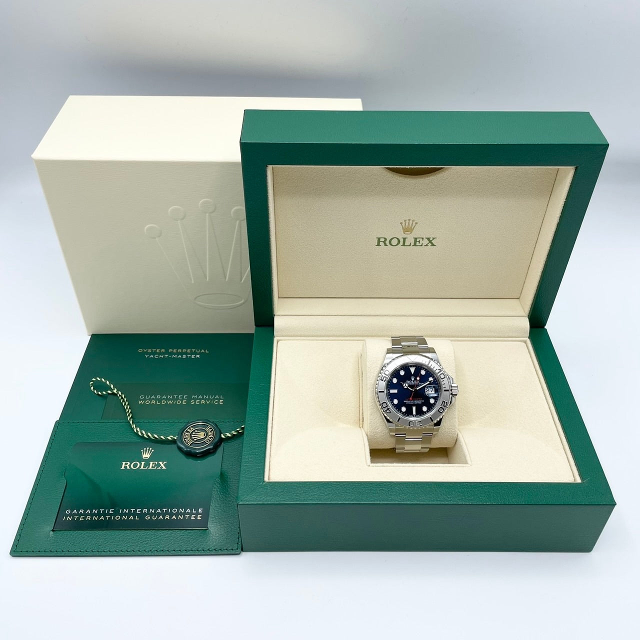 劳力士 Yacht-Master 126622 蚝式手链 亮蓝色 40 毫米