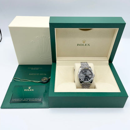 プレオウンド ロレックス デイトジャスト 126334 スレートジュビリーブレスレット 41mm