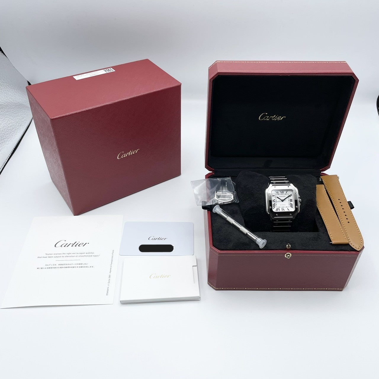 卡地亚 Santos de Cartier WSSA0029 银 35 毫米