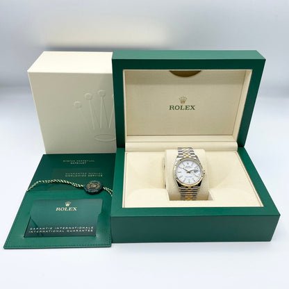 プレオウンド ロレックス デイトジャスト 126233 ホワイト ジュビリーブレス 36mm