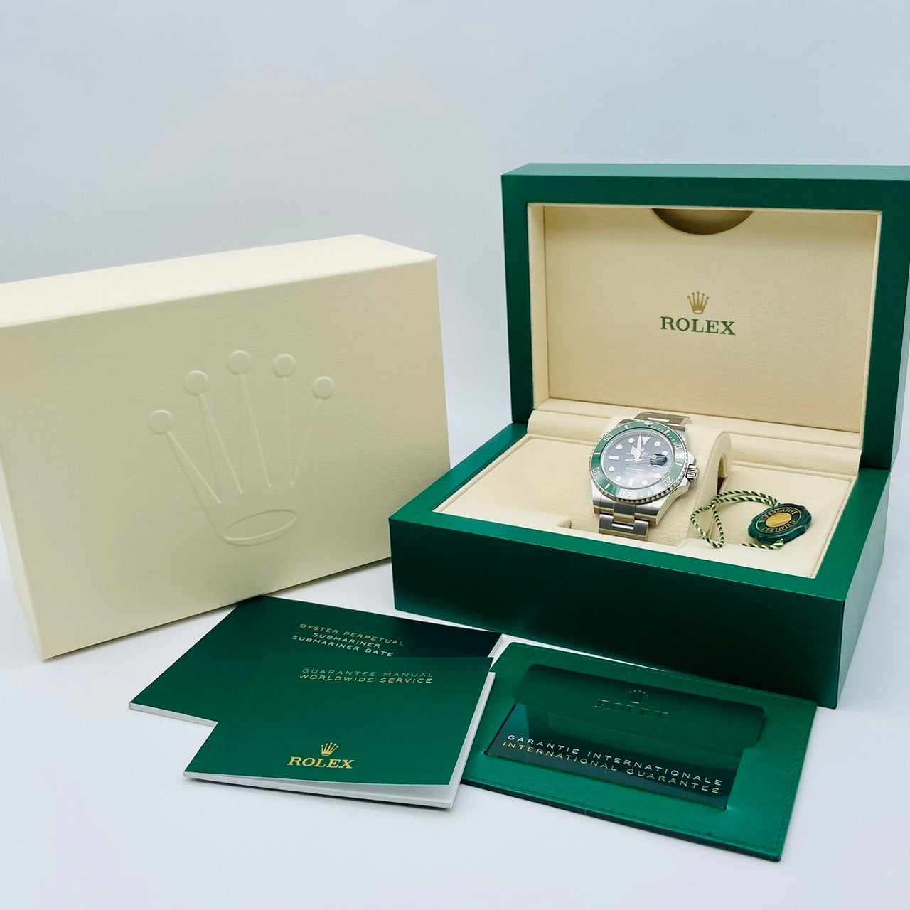 [2024年4月畫廊]勞力士潛艇日期126610LV牡蠣手鐲黑色41mm