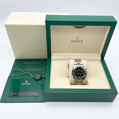 사전 소유 롤렉스 데이토나 126500LN 굴 팔찌 검은 40mm