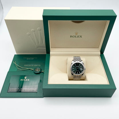 プレオウンド ロレックス デイトジャスト 126334 ミントグリーン ジュビリーブレス 41mm