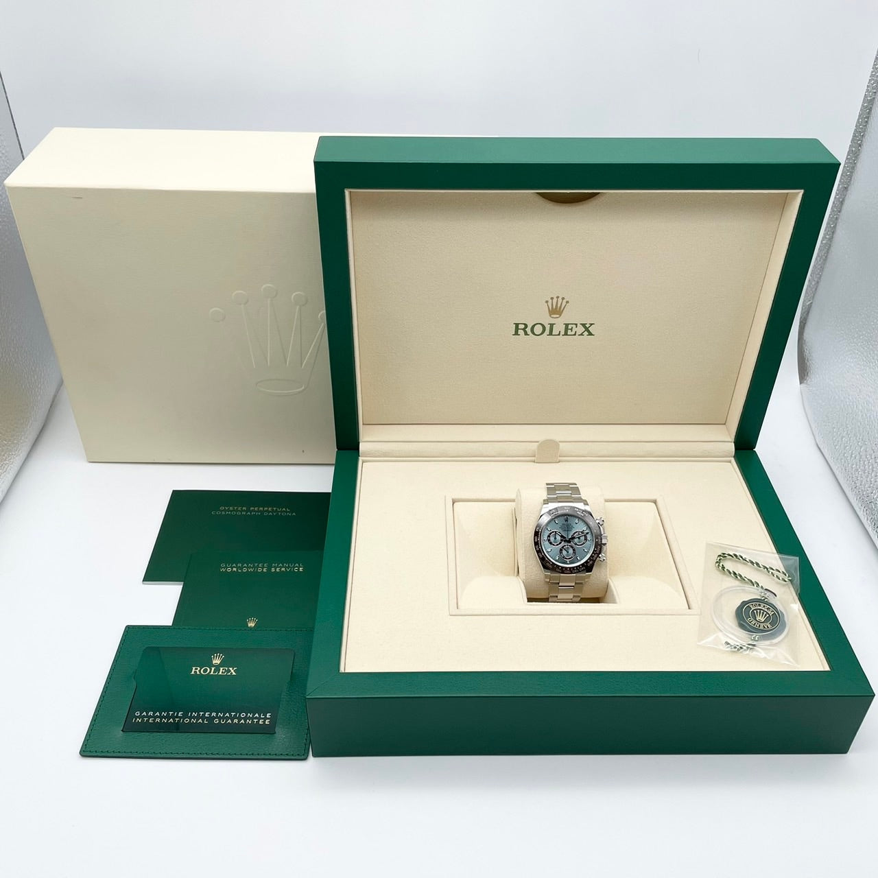 [새로운 급여!] 일부 보호 스티커가 포함되어 있습니다! ; 롤렉스 데이토나 116506 Ice Blue 40mm