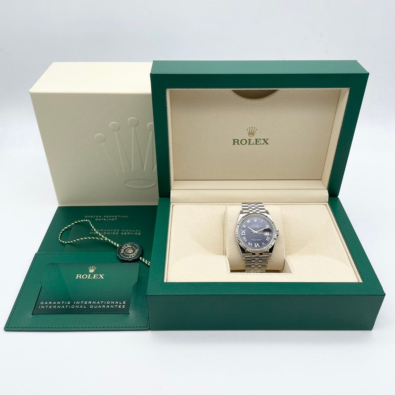 プレオウンド ロレックス デイトジャスト 126234 オーベルジーヌ　ジュビリーブレス 36mm
