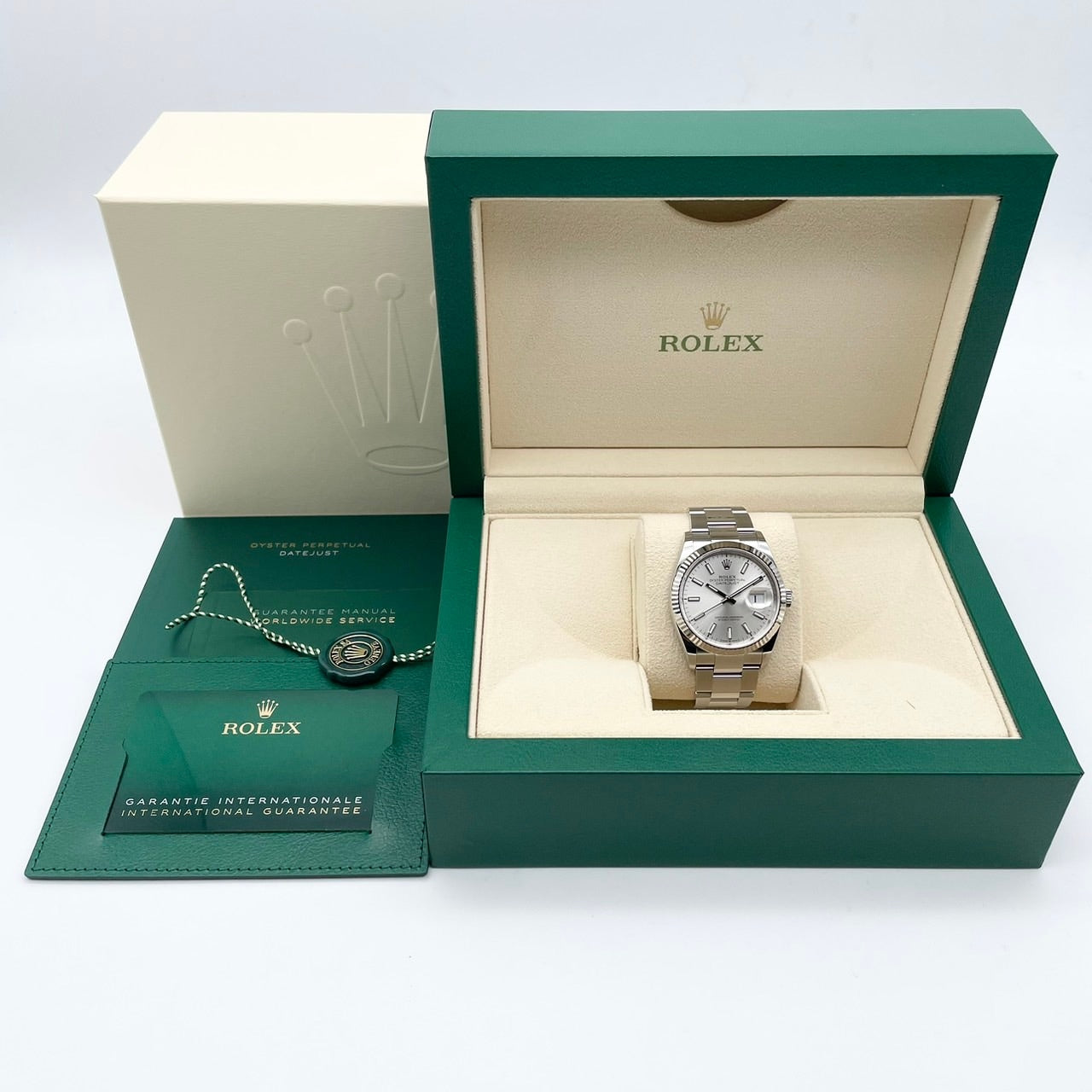 プレオウンド ロレックス デイトジャスト 126234 シルバー オイスターブレス 36mm