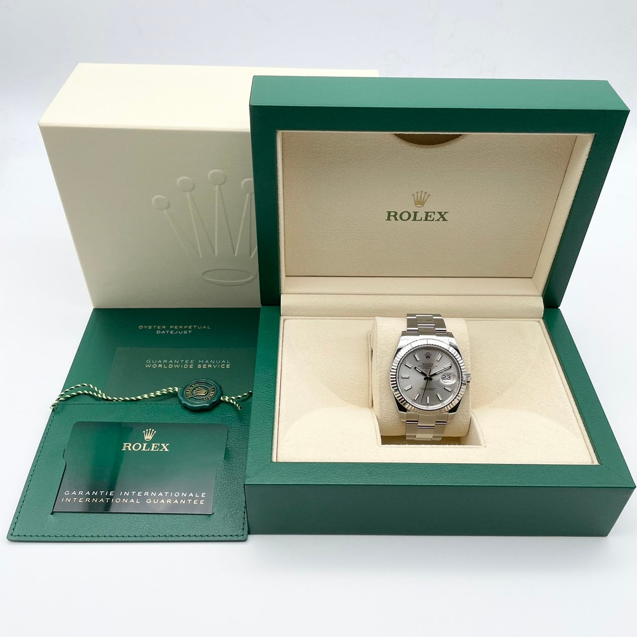 プレオウンド ロレックス デイトジャスト 126334 シルバー オイスターブレス 41mm
