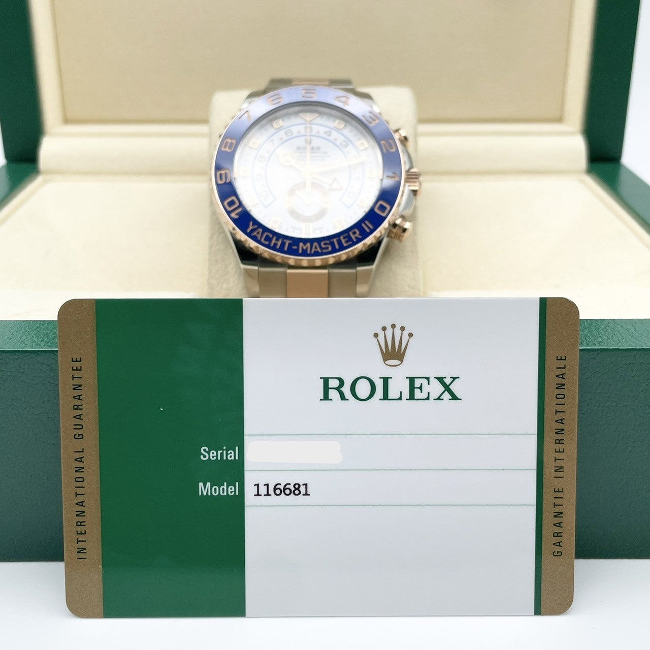 プレオウンド ロレックス ヨットマスター II 116681 ホワイト 44mm