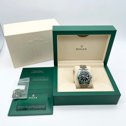 プレオウンド サブマリーナ デイト 126610LV オイスターブレスレット ブラック グリーン 41mm