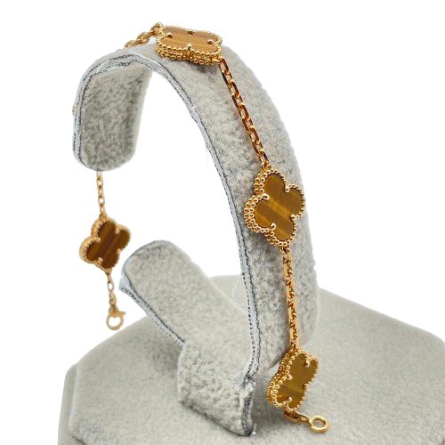 [以下價格] van Cleef＆Arpels Vintage Alhambra手鐲VCARD35600黃金