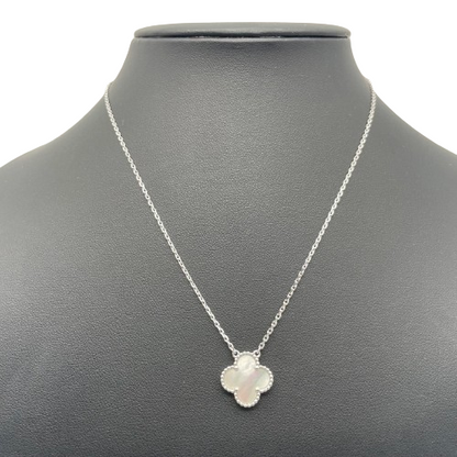 사전 소유 Van Cleef & Arpels Vintage Alhambra Necklace VCARF48700 진주 화이트 골드의 어머니