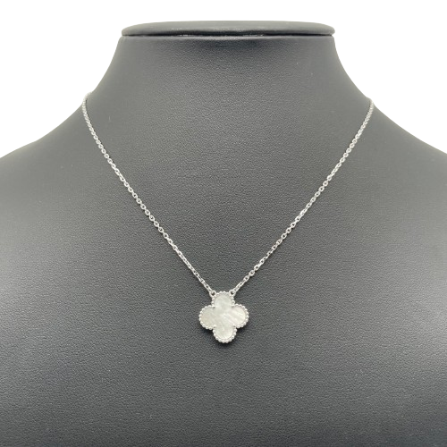 사전 소유 Van Cleef & Arpels Vintage Alhambra Necklace VCARF48700 진주 화이트 골드의 어머니