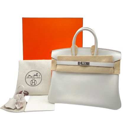 Hermes Birkin 25 Gripère Swift Silver Fittings w 새로워졌습니다