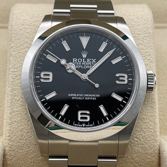 사전 소유 롤렉스 탐색기 224270 블랙 40mm
