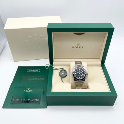 사전 소유 롤렉스 서브 마리너 날짜 126610ln 검은 색 41mm