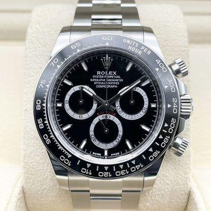 プレオウンド ロレックス デイトナ 126500LN  ブラック ステンレススチール オイスターブレス 40mm