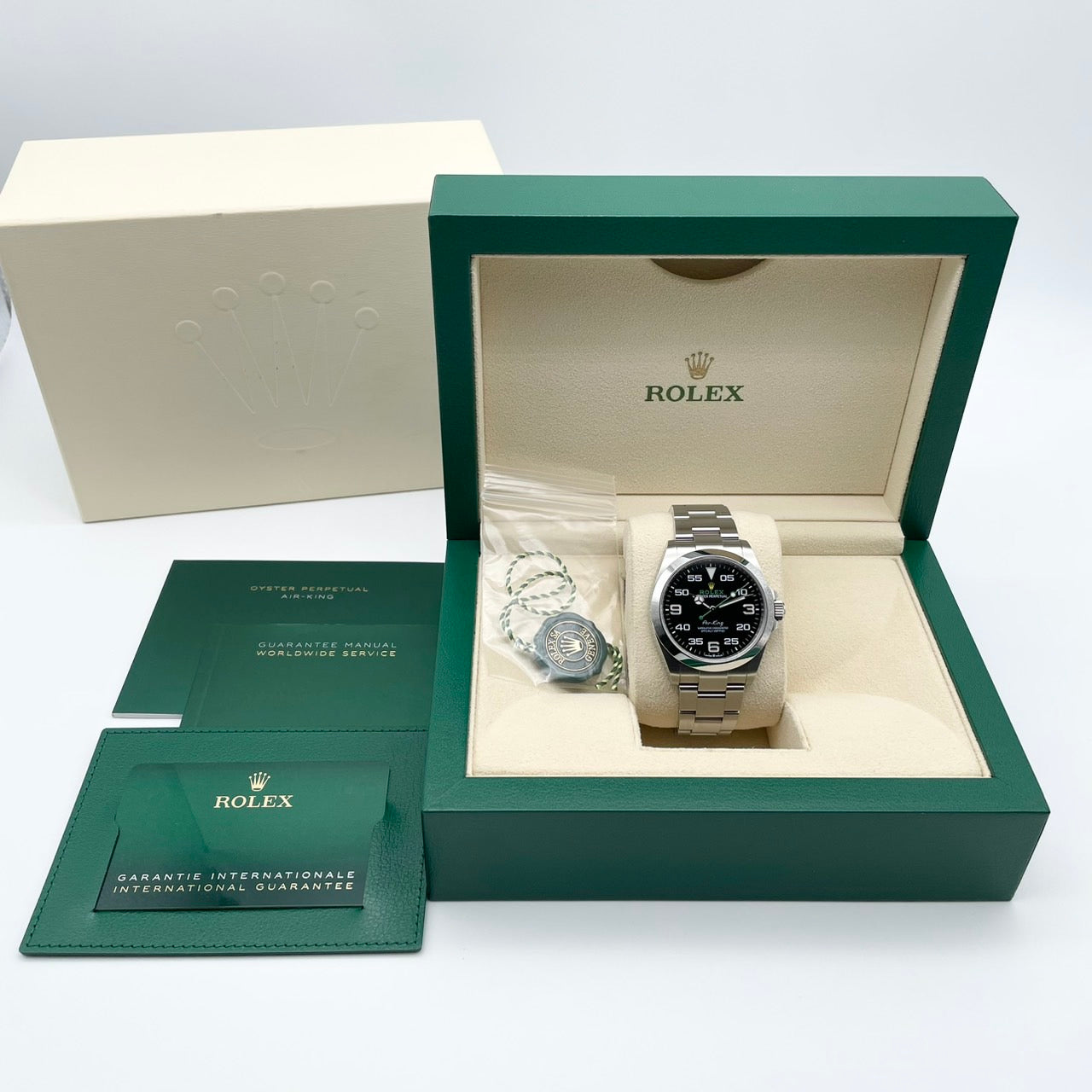 Pre-Owned Rolex Air King 126900 Black 40mm