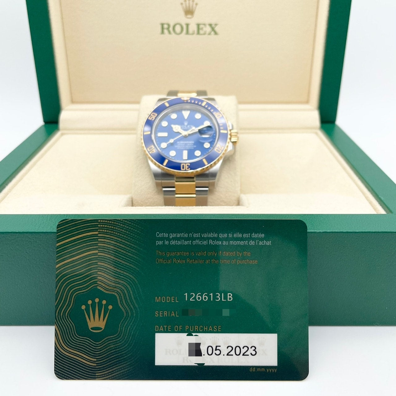 Pre-Owned Rolex Submariner Date 126613LB Royal Blue 41mm