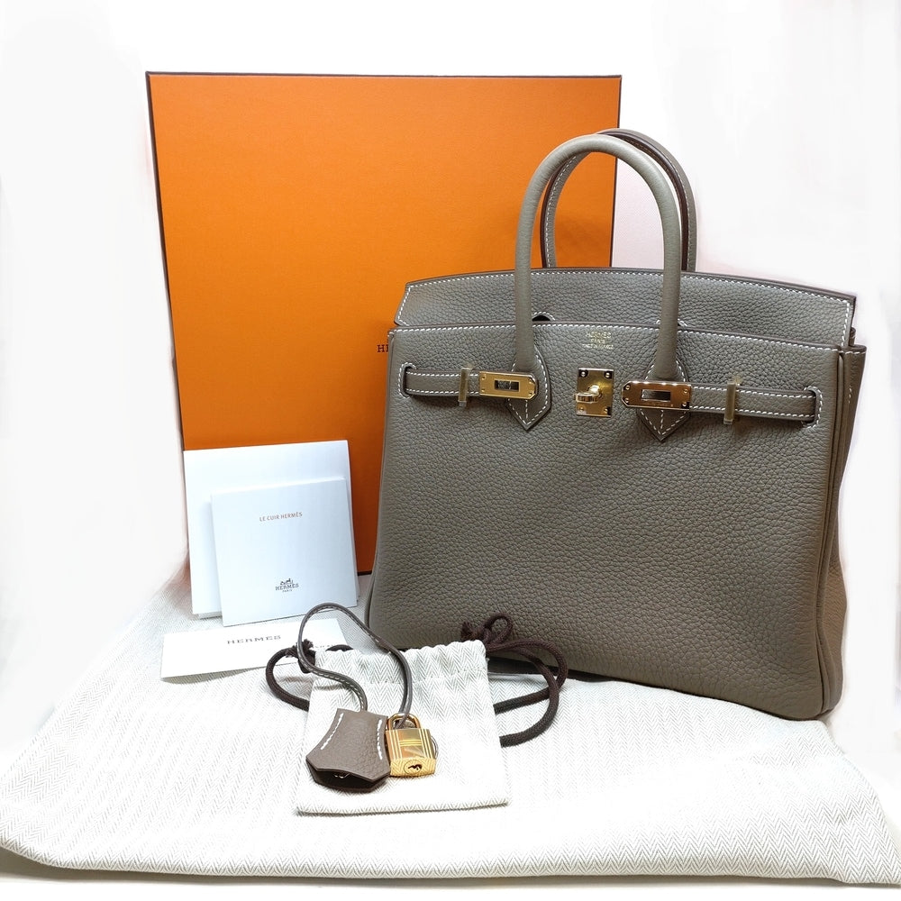 Hermes Birkin 25 Etoup Togo Gold 하드웨어