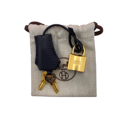 Hermes Birkin 25 Noir Togo Gold Hardware U Engraved