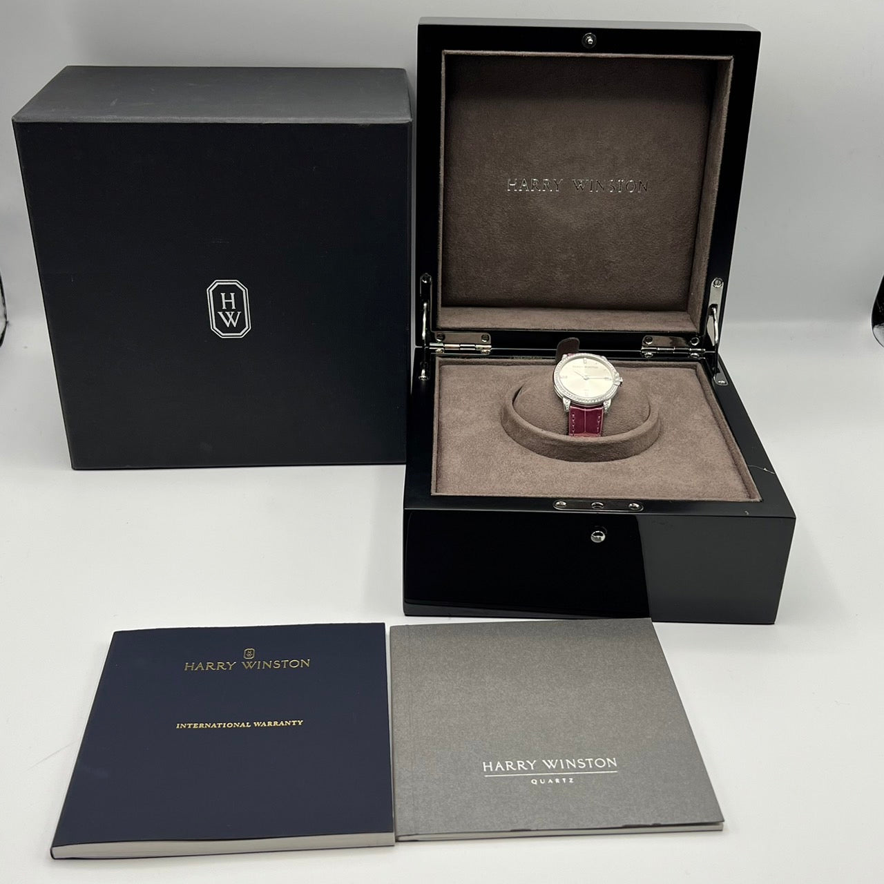 二手Harry Winston Midnight MidQHM32W002 Silver 32mm
