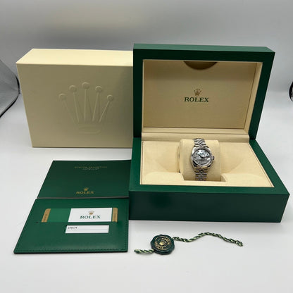 プレオウンド ロレックス デイトジャスト28 279174NG 10Pダイヤ ホワイトシェル ジュビリーブレス