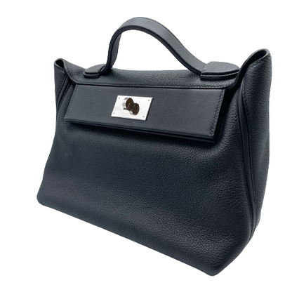 プレオウンド エルメス 24/24 W29 ノワール トリヨンクレマンス シルバー金具 Y刻印
