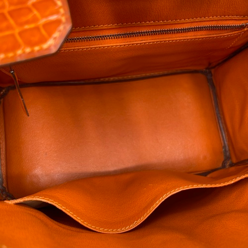 Hermes Birkin 25 Crocodile Nirotticus Gold 하드웨어 □ 새겨 져 있습니다
