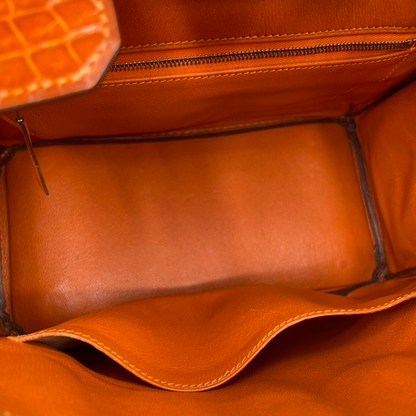 Hermes Birkin 25 Crocodile Nirotticus Gold 하드웨어 □ 새겨 져 있습니다