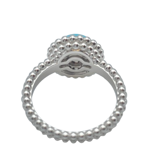 [較低的價格] van Cleef＆arpels perle kleur ring vcarp4dq00尺寸14 18k白金