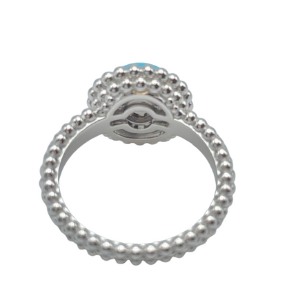 [較低的價格] van Cleef＆arpels perle kleur ring vcarp4dq00尺寸14 18k白金