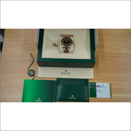 롤렉스 GMT 마스터 II 126715CHNR 굴 팔찌 블랙 골드