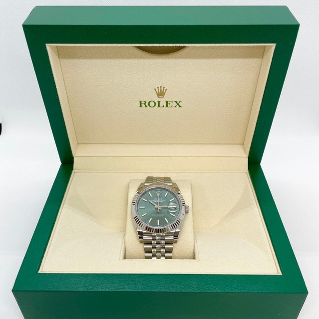 Pre-Owned Rolex Datejust 126334 Mint Green