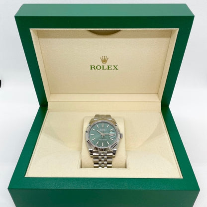 Pre-Owned Rolex Datejust 126334 Mint Green