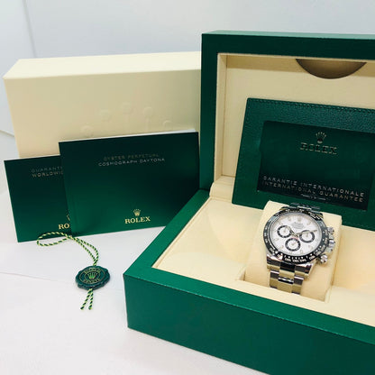 プレオウンド ロレックス デイトナ 116500LN オイスターブレスレット ホワイト 40mm