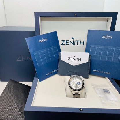 미리 소유 한 Zenith Chronomaster Sport 03.3100.3600/69.m3100 화이트 41mm