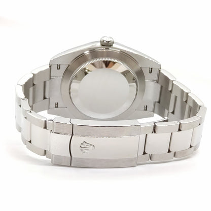 Pre-Owned Rolex Datejust 126334 Fluted motif Oyster bracelet Bright blue