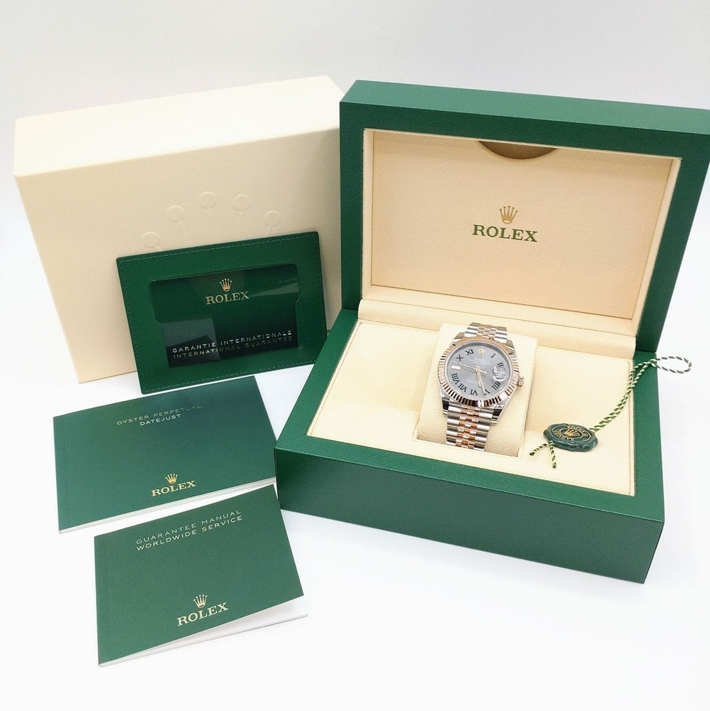 プレオウンド ロレックス デイトジャスト 126331 スレートローマ ジュビリーブレス 41mm
