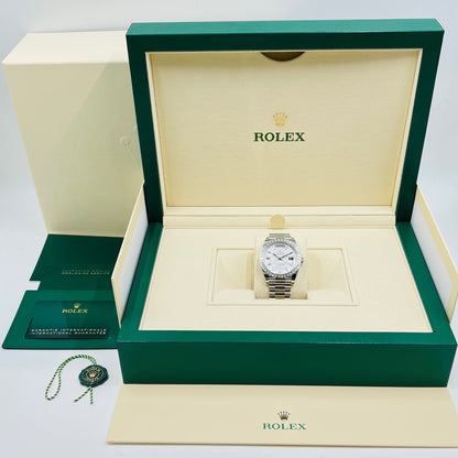 プレオウンド ロレックス デイデイト 228396TBR メテオライト プラチナ ダイヤベゼル 40mm
