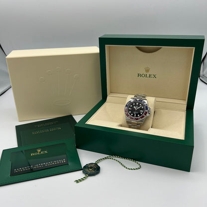 롤렉스 GMT 마스터 II 126710Blro 굴 팔찌 검은 40mm