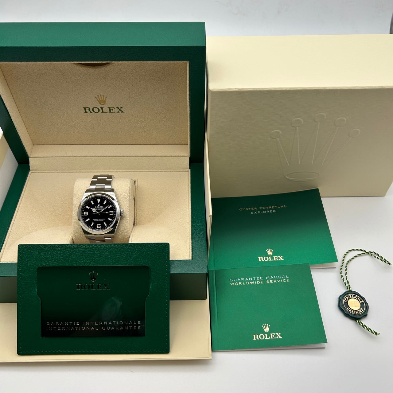 プレオウンド ロレックス エクスプローラーI 124270 ブラック 36mm