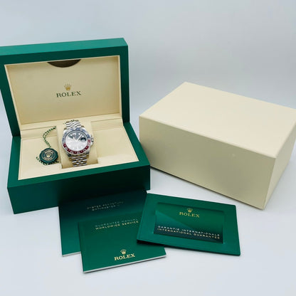 롤렉스 GMT 마스터 II 126710Blro Jubilee 팔찌 검은 40mm