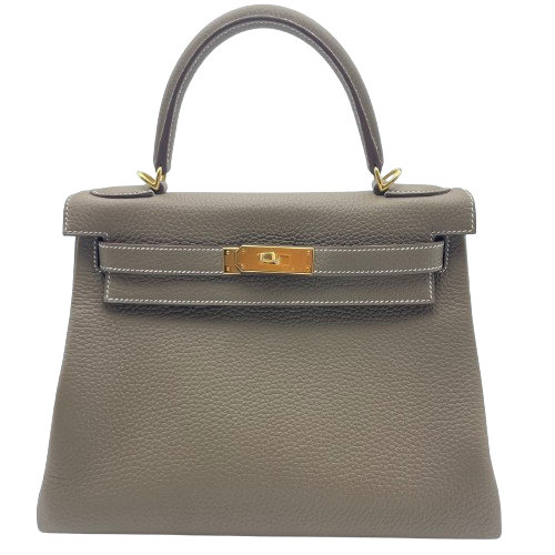 [현금 가격] Hermes Kelly 28 Etoup Torillon Clemence Gold Hardware W 새겨 져