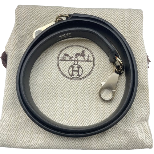 [Cash Price] Hermes Kelly 28 Noir Sombrero Silver Fittings A Engraved