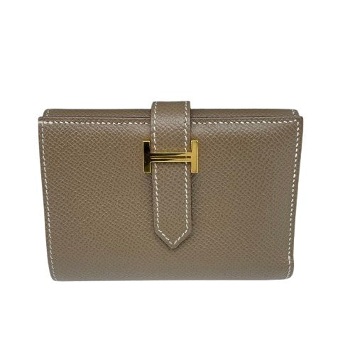 プレオウンド エルメス ベアンコンビネ W11 エトゥープ エプソン ゴールド金具 Z刻印