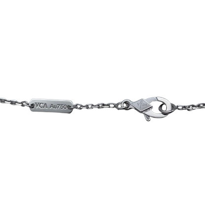 사전 소유 Van Cleef & Arpels Vintage Alhambra Necklace VCARF48700 진주 화이트 골드의 어머니