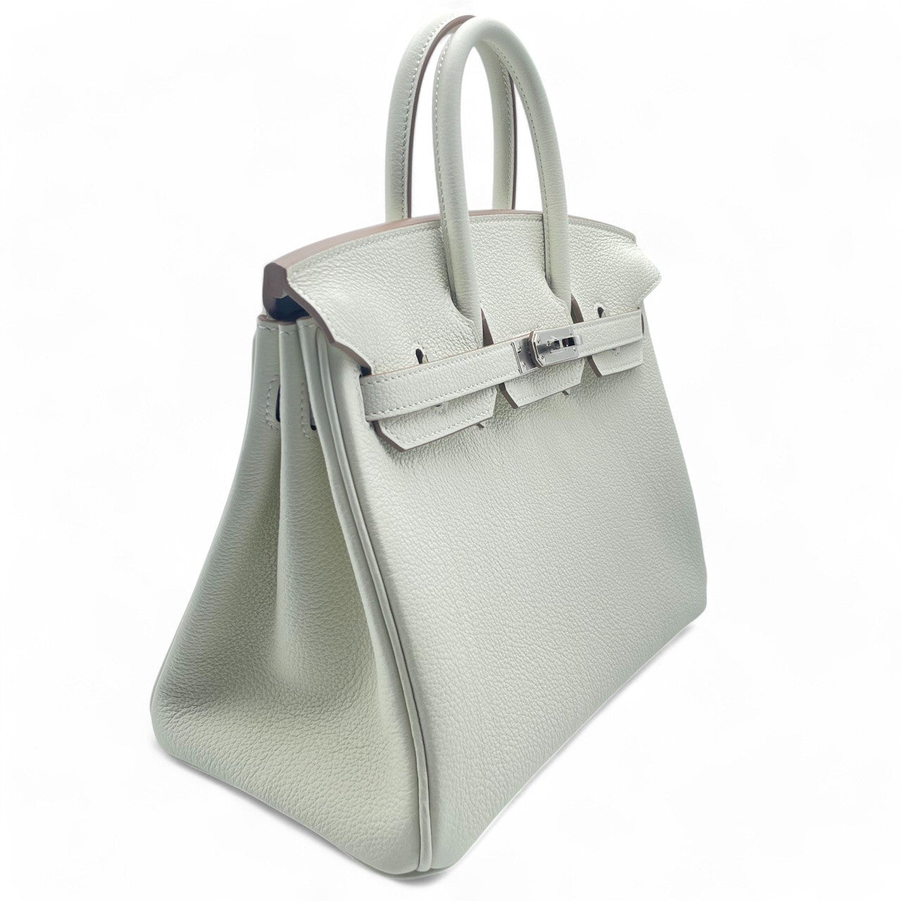 [산타]♪가격 : Hermes Birkin 25 버섯 토고 실버 메탈 피팅 w 새로