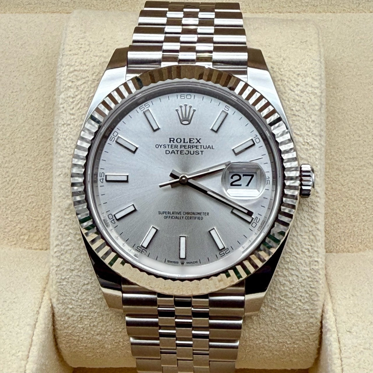 プレオウンド ロレックス デイトジャスト 126334 シルバー ジュビリーブレスレット 41mm