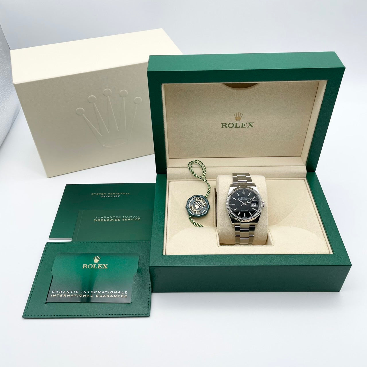 プレオウンド ロレックス デイトジャスト 126234 ブラック オイスターブレス 36mm