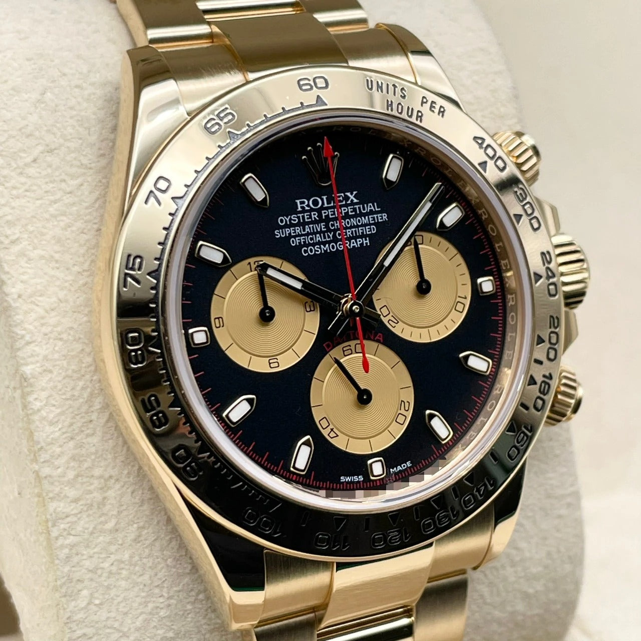 プレオウンドロレックス デイトナ 116508 ブラック・シャンパン オイスターブレスレット 40mm